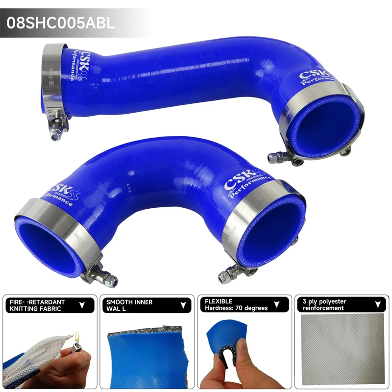 Kit Fascette Stringitubo Di Aspirazione Intercooler In Silicone Per Audi A3/S3 / Vw Golf Gti R Mk7 1.8T 2.0T Tsi