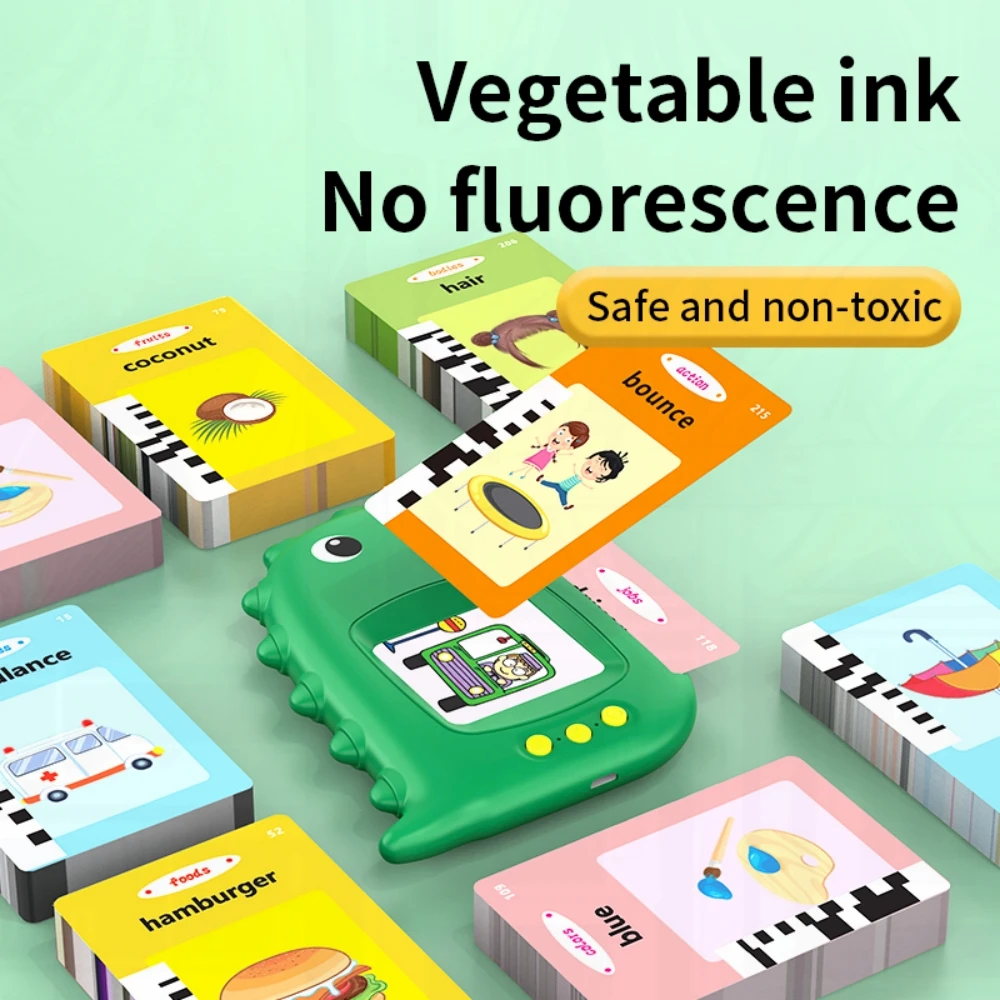 Interactive Toddler Talking Flash Cards: 224 Sight Words for Montessori Learning - Sensory Educational Toys Ideal Gifts for Kids 5