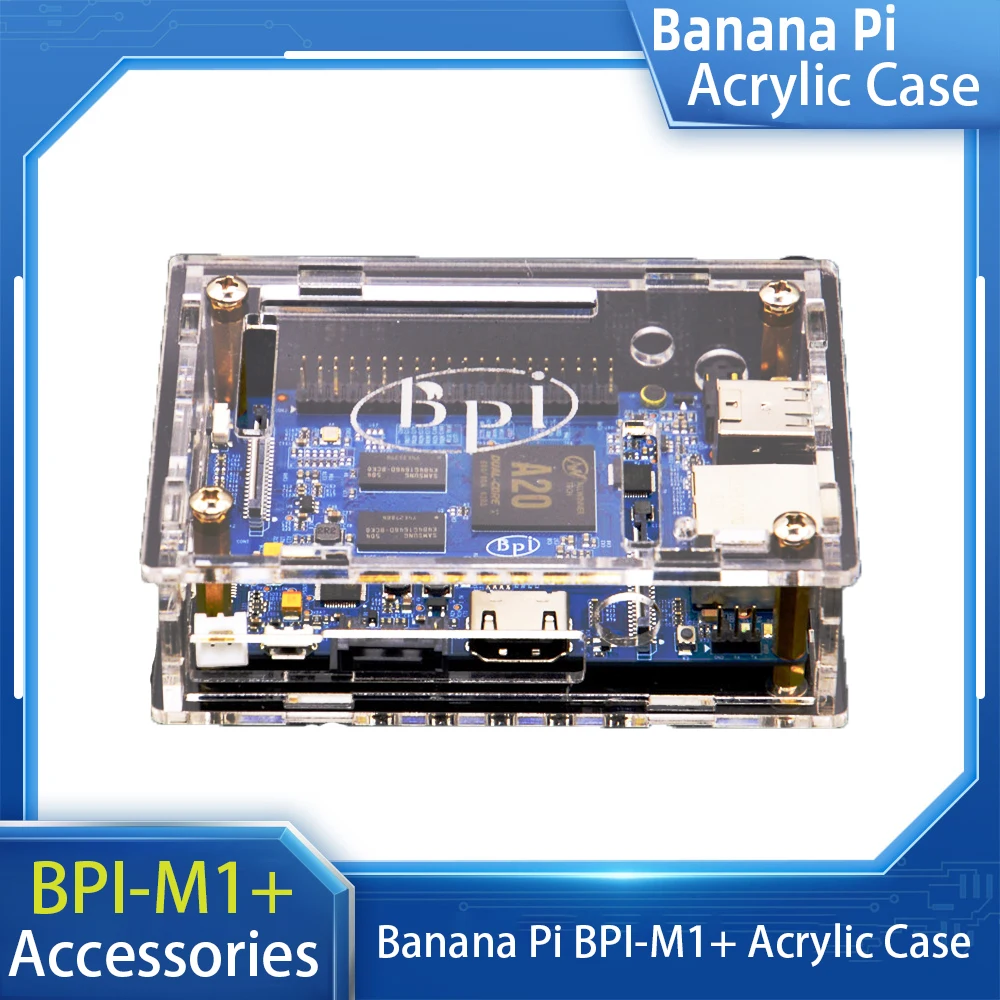 

Banana Pi BPI-M1 + плата хорошего качества прозрачный акриловый корпус/Box