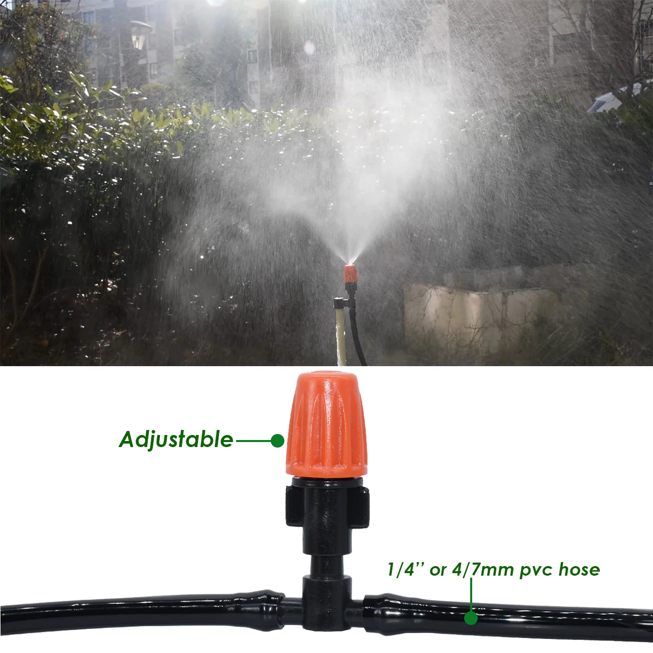 5m-50m 1/4inch Garden Watering Hose 4/7mm PVC Micro Drip Irrigation Balcony Pipe Tubing Sprinkler Lawn Greenhouse SPRYCLE garden hose water hose plastic hose expandable hose silicone tube plastic tube acrylic tube drip irrigation system