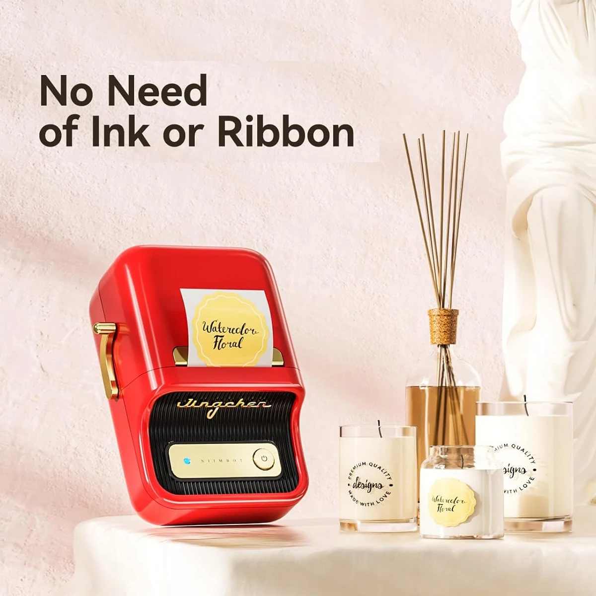 NEW Niimbot B21 Mini Portable Thermal Label Printer Mini Adhesive Sticker Maker for Home Office For Mobile Phone