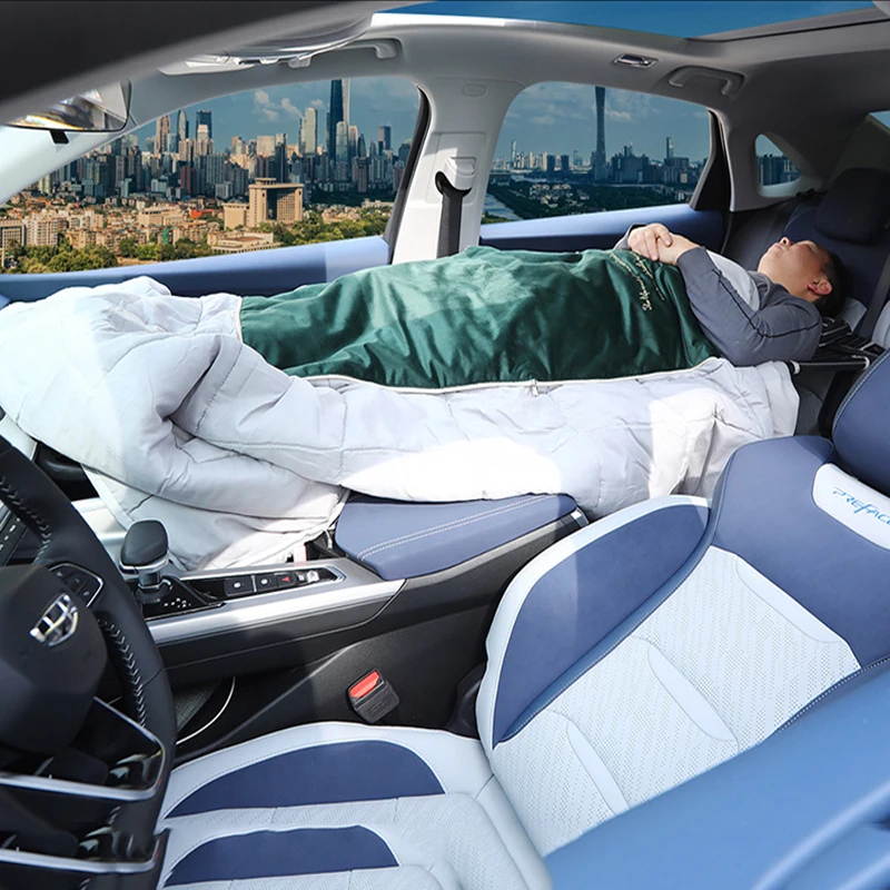 Car modified bed Non-inflatable cushion Universal car rear seat Single folding travel bed Co-pilot artifact sleeping car