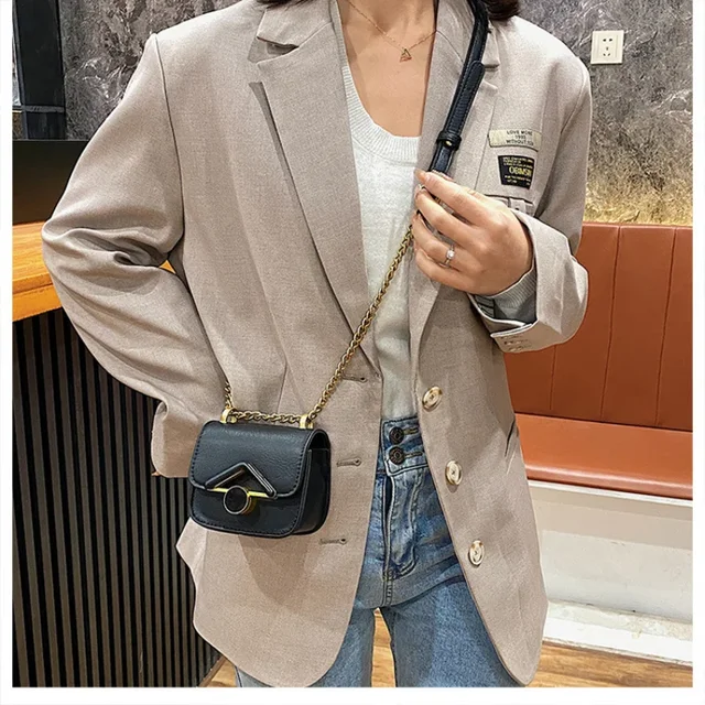 필수품을 스타일리시하고 편안하게 휴대하는 여성용 미니 크로스 바디 숄더 백