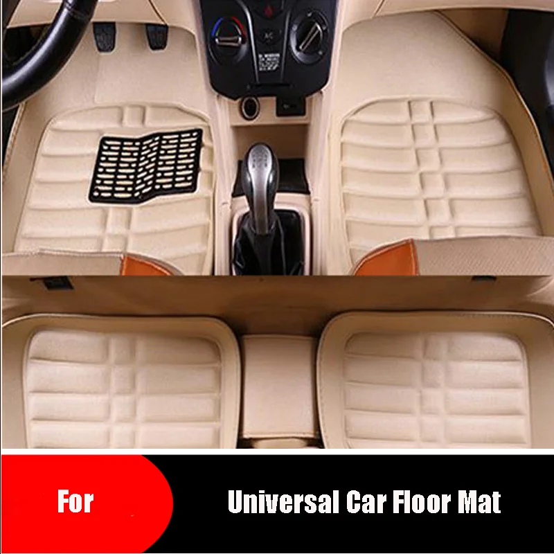Universal Car Floor Mat For Mitsubishi Pajero Sport 4 Grandis Lancer