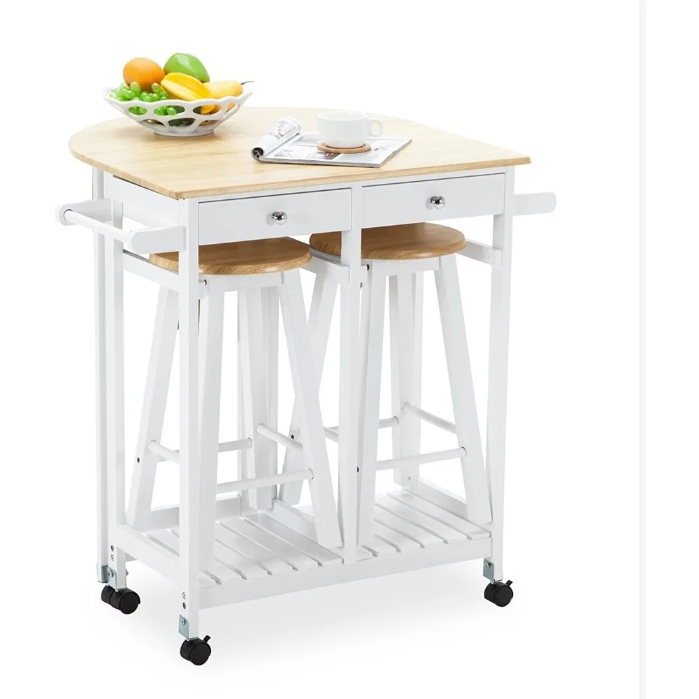 Rolling Kitchen Island Cart Trolley 3