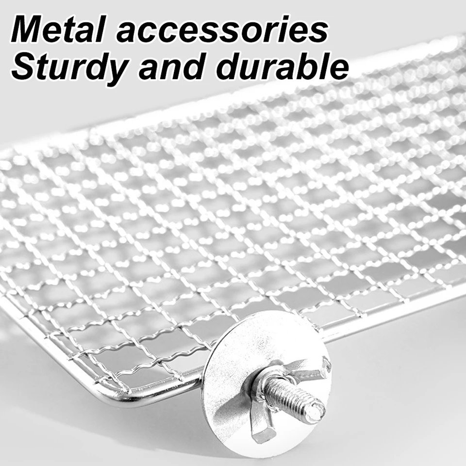1pc Versatile Stainless Steel Parrot Perch Toy Durable & Washable Bird Resting Stand Platform for Pet Bird Parrot Cages Supplies