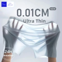  1~3PCS Mens Boxers Shorts Ice Silk Men Panties Seamless Sexy Underwear Man Underpants Pants Male Sexy Briefs  Boxershorts Men 