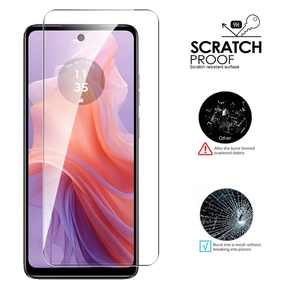 3PCS Tempered Glass Screen Protector with Anti-Scratch Films