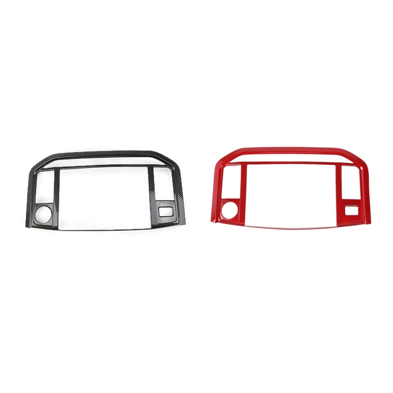 

For Ford F-150 F150 2021 2022 Car Dashboard Navigation Cover Panel Trim ABS Interior Accessories