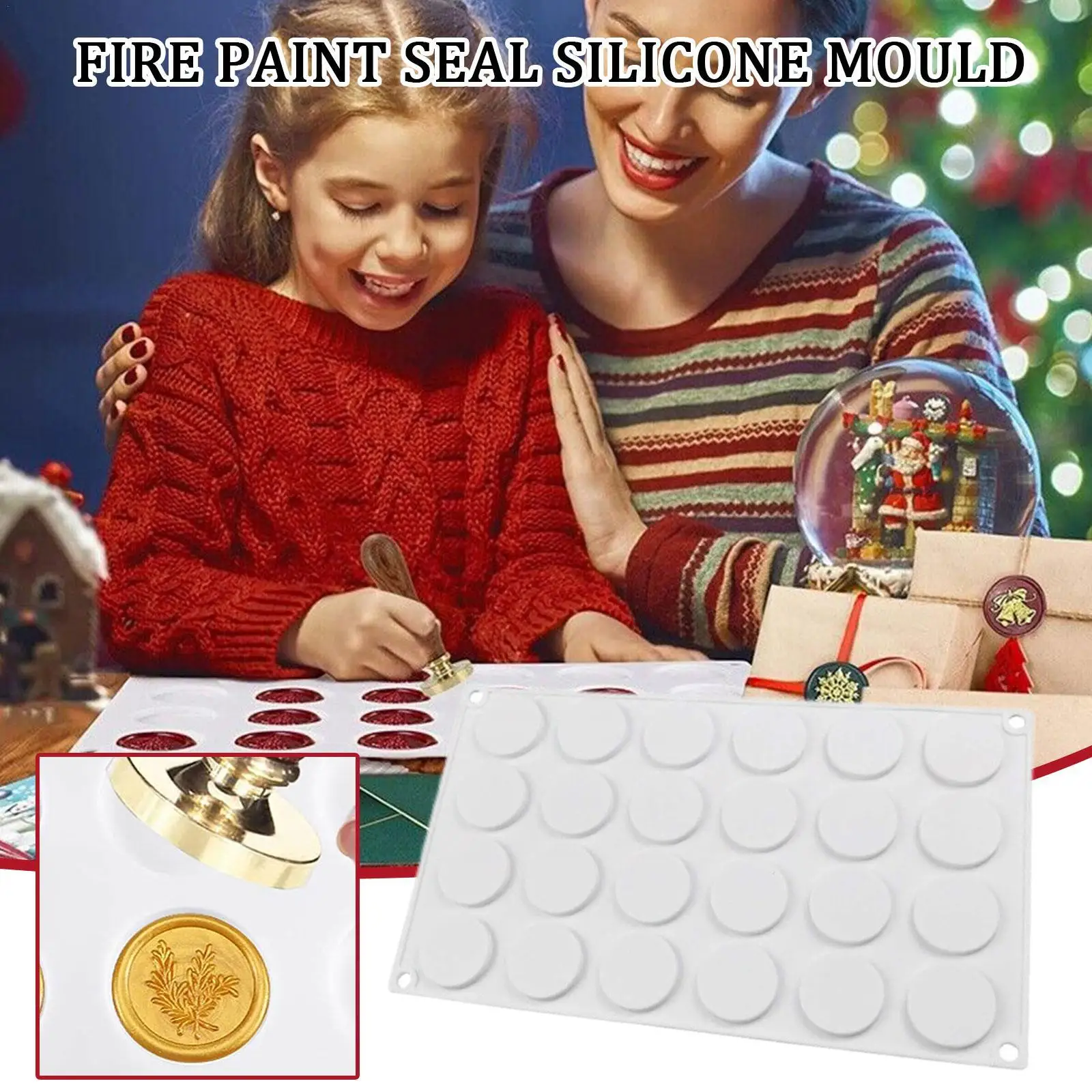 Stampi Per Tappetini Per Timbri Con Sigillo Di Cera In Silicone Stampi Per Tappetini Per Timbri Sigillanti Per Cera A 4/12/24 Cavità Per Scrapbooking 