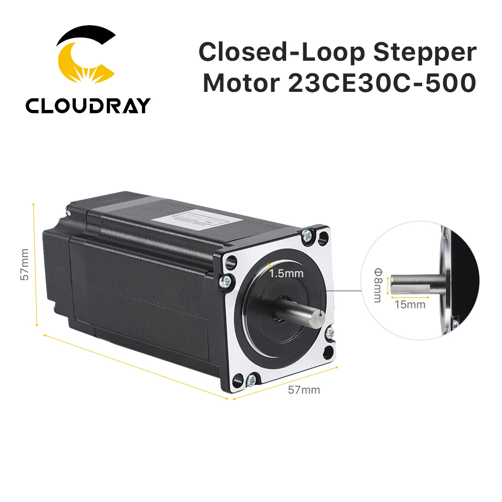 Cloudray Nema 23 stepper motor 3.0N.m 5.0A Closed Loop Stepper Servo motor with Encoder for CNC Router Engraving milling machine - 2