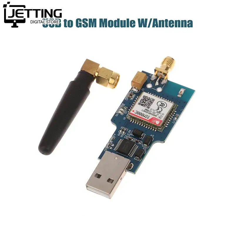 

USB To GSM Module Quad-band GSM GPRS SIM800 SIM800C Module For Wireless Bluetooth-compatible SMS Messaging With Antenna