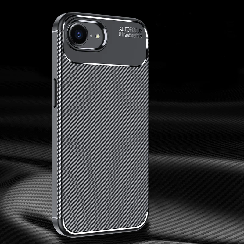 TPU Soft Black Slim Matte Silicone Case - Sleek Protective Back Cover