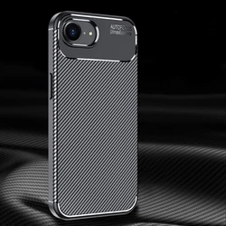 TPU Soft Black Slim Matte Silicone Case - Sleek Protective Back Cover for iPhone 16e (Black)