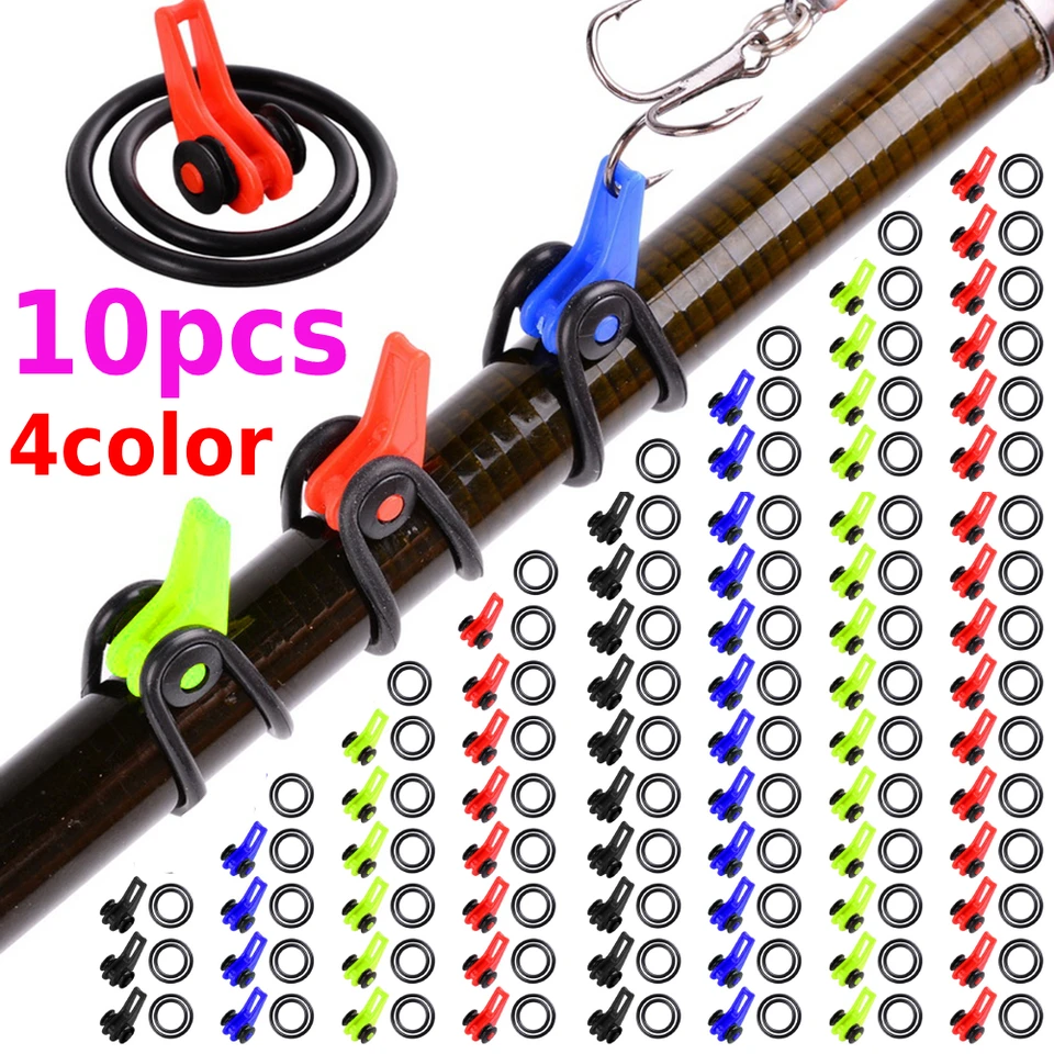 Rubber Ring Hook Keeper Hook Safety Keeping Holder Fishing Rod Hook Keeper With Rubber Rings Flip Down Hook Keeper Rubber Ring Hook Keeper Hook Safety Keeping Holder Fishing Rod Hook Keeper With Rubber Rings Flip Down Hook Keeper