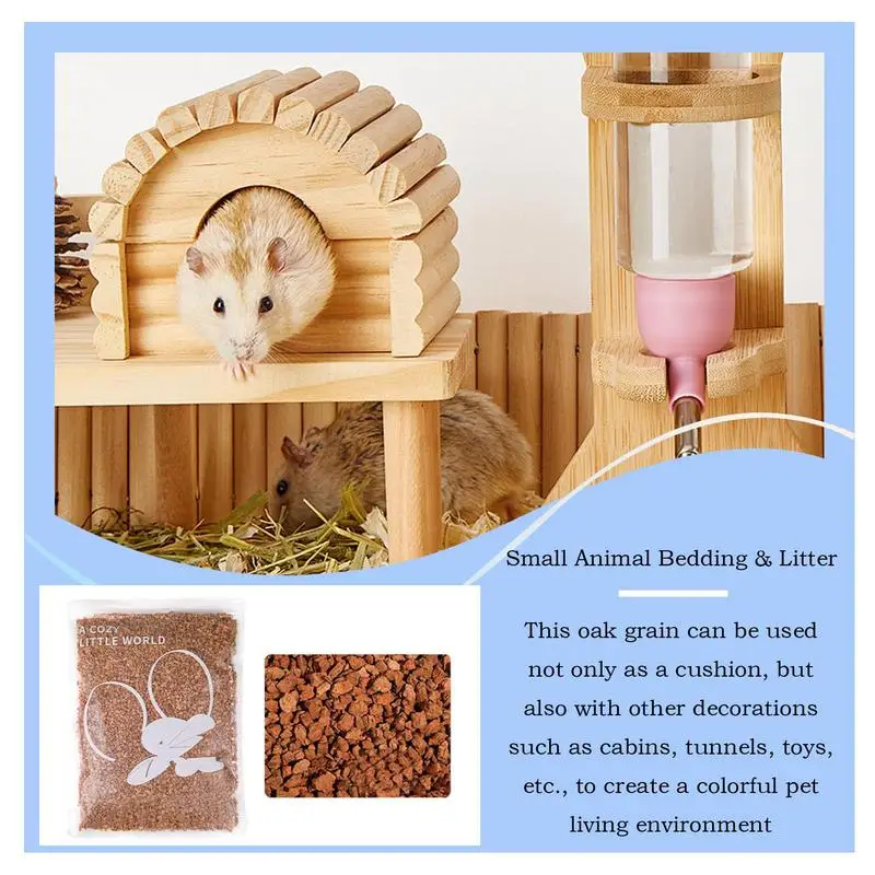 Pet Bedding For Small Animals Moisture Absorbent Natural Pet Bedding For Comfort Habitat Decor Accessories Comfortable Hamsters