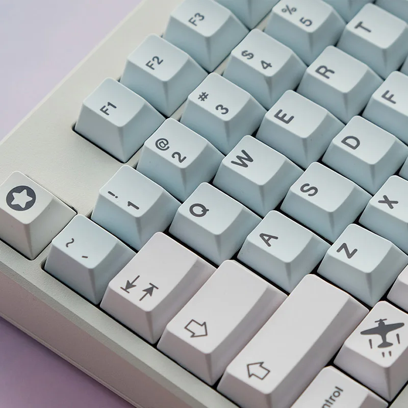 141 Keys Cherry Profile PBT Keycaps Air Force Theme Sublimation Dye