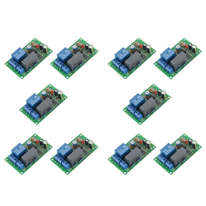 

10X 220V Relay Board, Power On, Time Delay, Circuit Module, Corridor Switch, Stair Light, D1B5