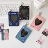 Kpop Idol Photocard Storage Denim Frame with Keychain 3 Inch School Girl Trend Gift Card Holder & Note Holder 4