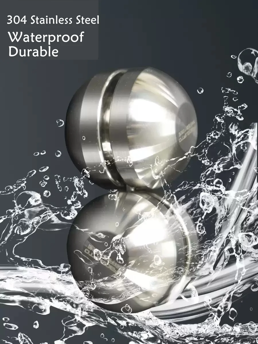 304 Stainless Steel Wrist Gyro Ball Universal Rotation Fitness Equipment Massage Hand Finger Grip Strength Training Anti Stress