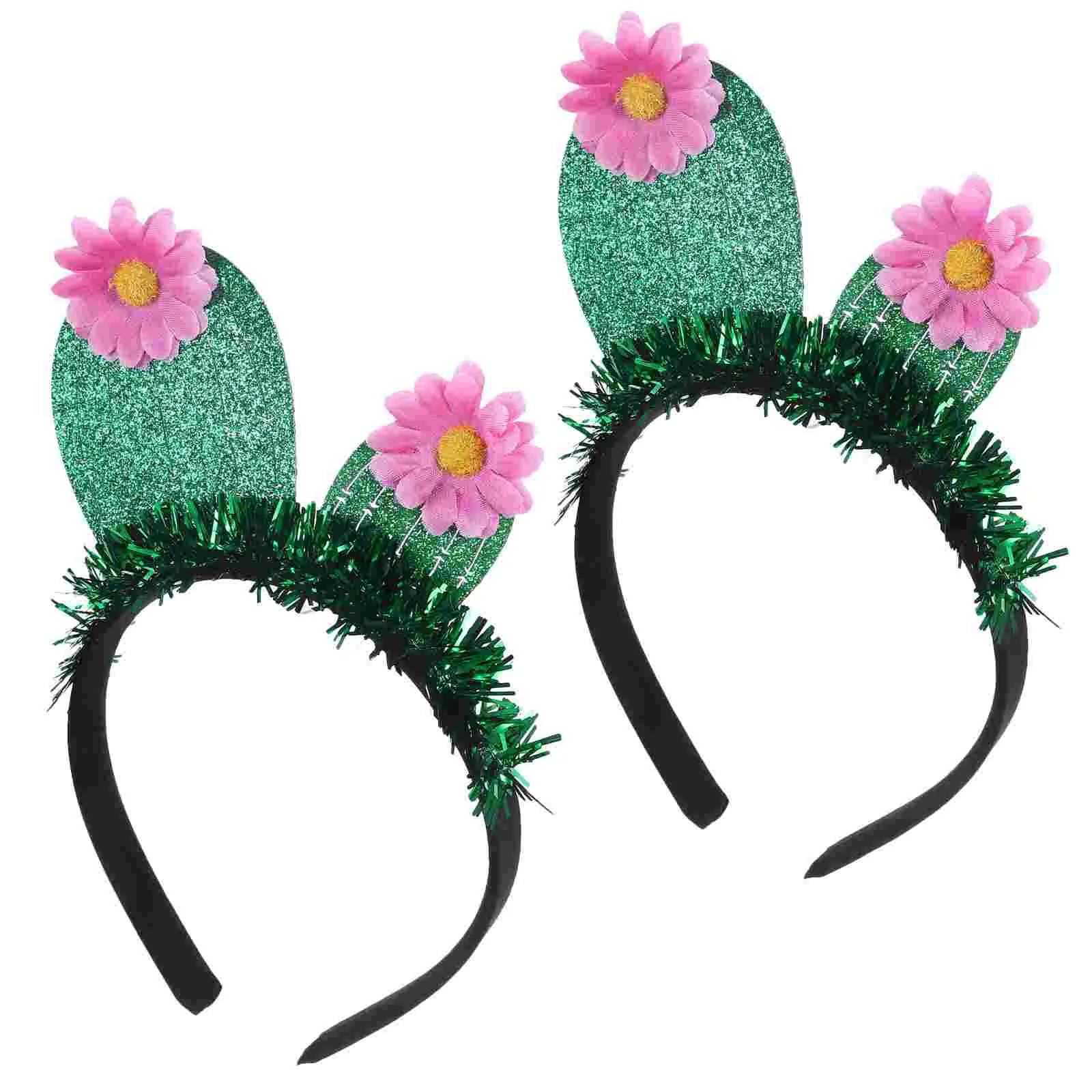 

Headband Hair Hoop Party Headdress Accessory Tassel Hairband Lovely Headwear Girl's Headgear Cactus Festive Supply Bands