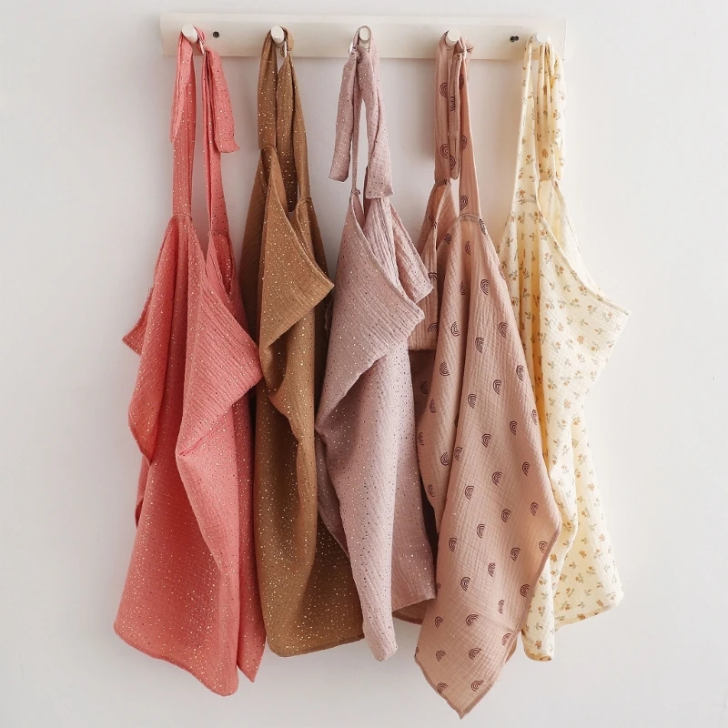 Cotton Muslin Baby Nursing Cover Apron Soft Breathable Gauze Privacy Protections Mother Breast Feeding Covers breastfeeding cover nursing towel
