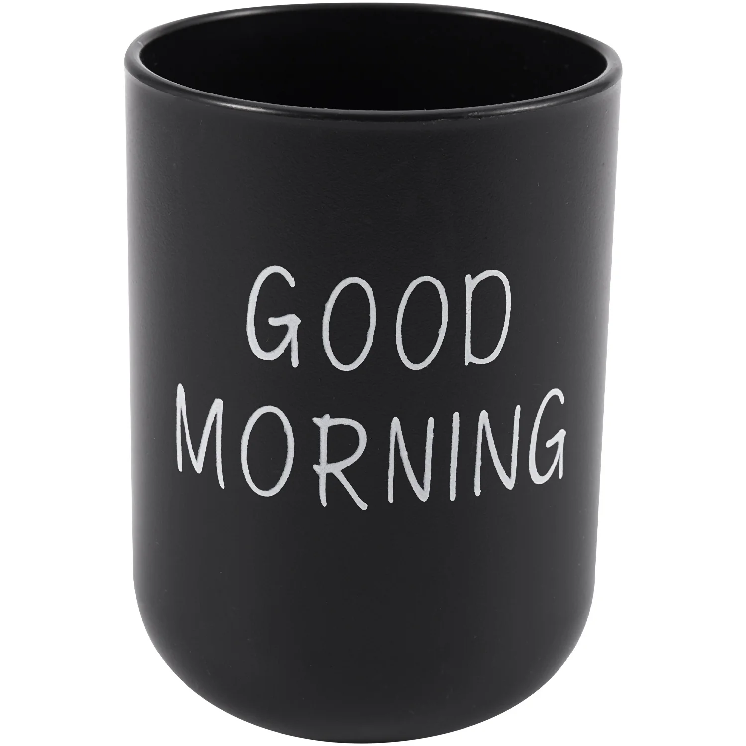 

Bathroom Toothbrush Toothpaste Holder Round Washing Tooth Cup Black