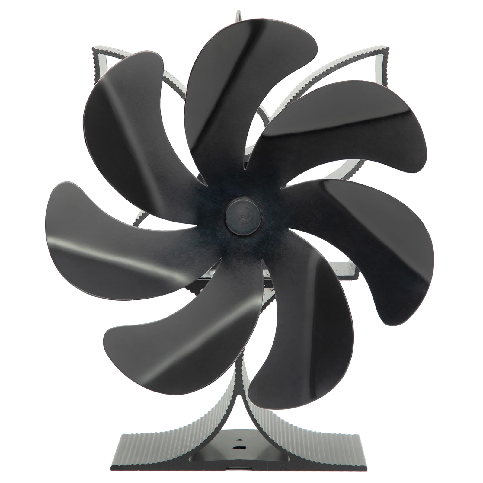 

Stove Fan Heat Powered Fireplace Fan Log Wood Burner Eco-fan Quiet 7 Blade Fireplace Fan Home Winter Warm Heat Distribution