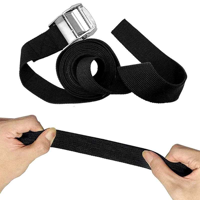 

Черные крепежные ремни, прочные крепежные ремни с зажимным замком, подходят для грузовых автомобилей, грузовых мотоциклов,