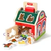 Baby Wooden Matching House Toys Montessori Toys Farm Animal Color Shape Sorting Building Blocks Early Education Games Gifts 3