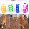 4/200Pcs Cat Spring Toy Cat Spiral Toys Interactive for Indoor Colorful Cats Plastic Springs Coil for Kitten Hunting Swatting 3