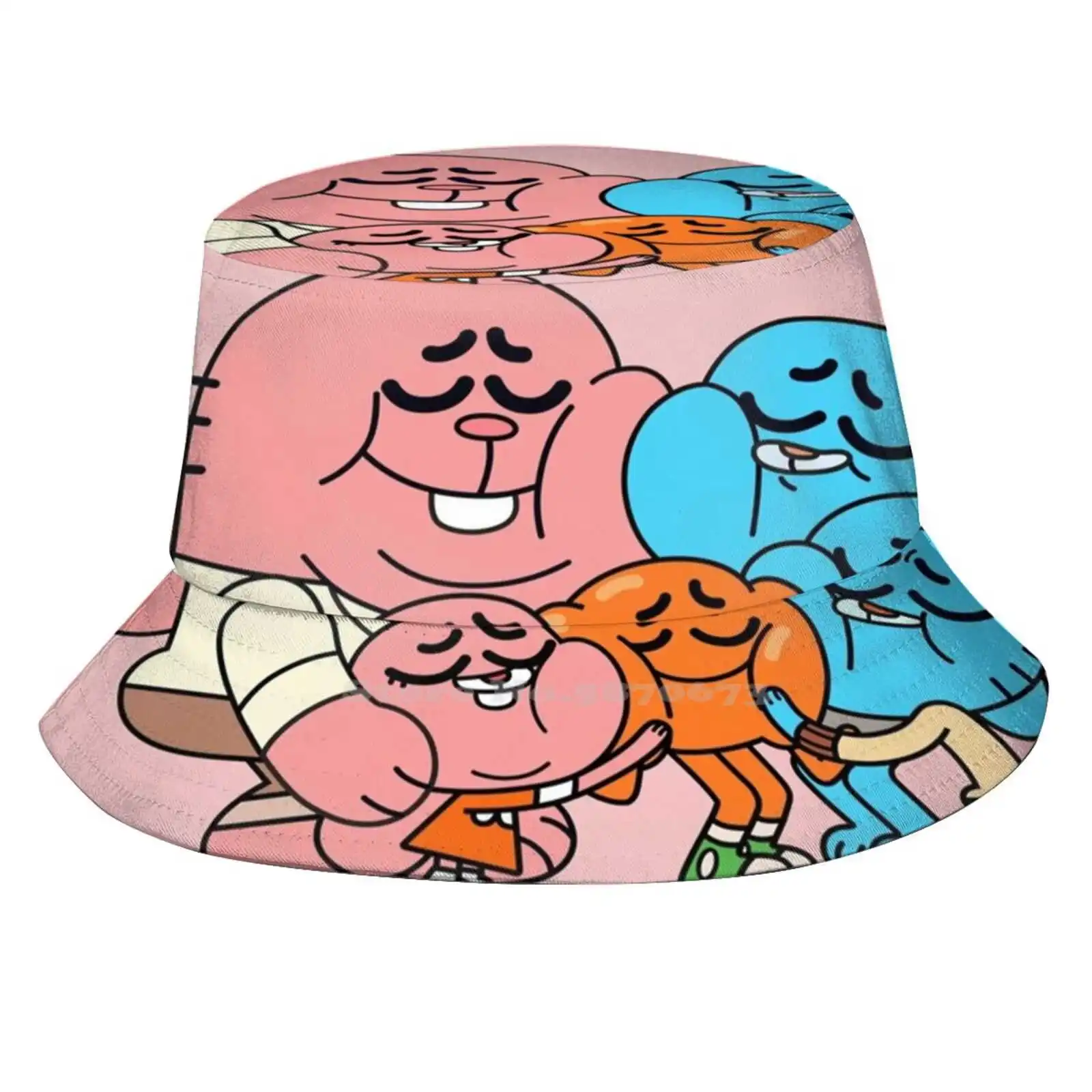 Unisex Moda Donna Uomo Cappelli Secchiello Traspiranti Gumball Watterson Gumball Darwin Watterson Nicole Nicole Watterson Anais