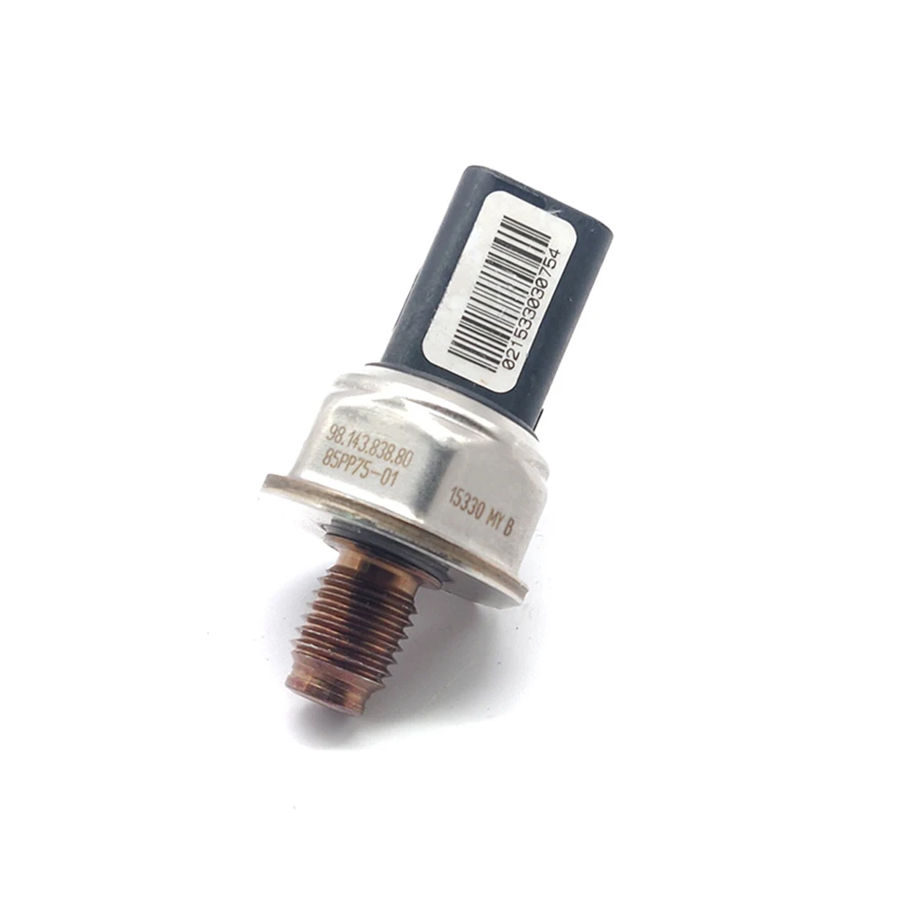 1PCS 9814383880 Diesel Fuel Rail Pressure Sensor 85PP75-01 85PP7501 For FORD FOCUS III MK3 2.0 For Peugeot Citroen