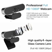 Wodexun 1080P Webcam With Microphone USB HD Digital Web Camera 150° Wide Angle Laptop Computer Webcast Zoom YouTube - Image 5