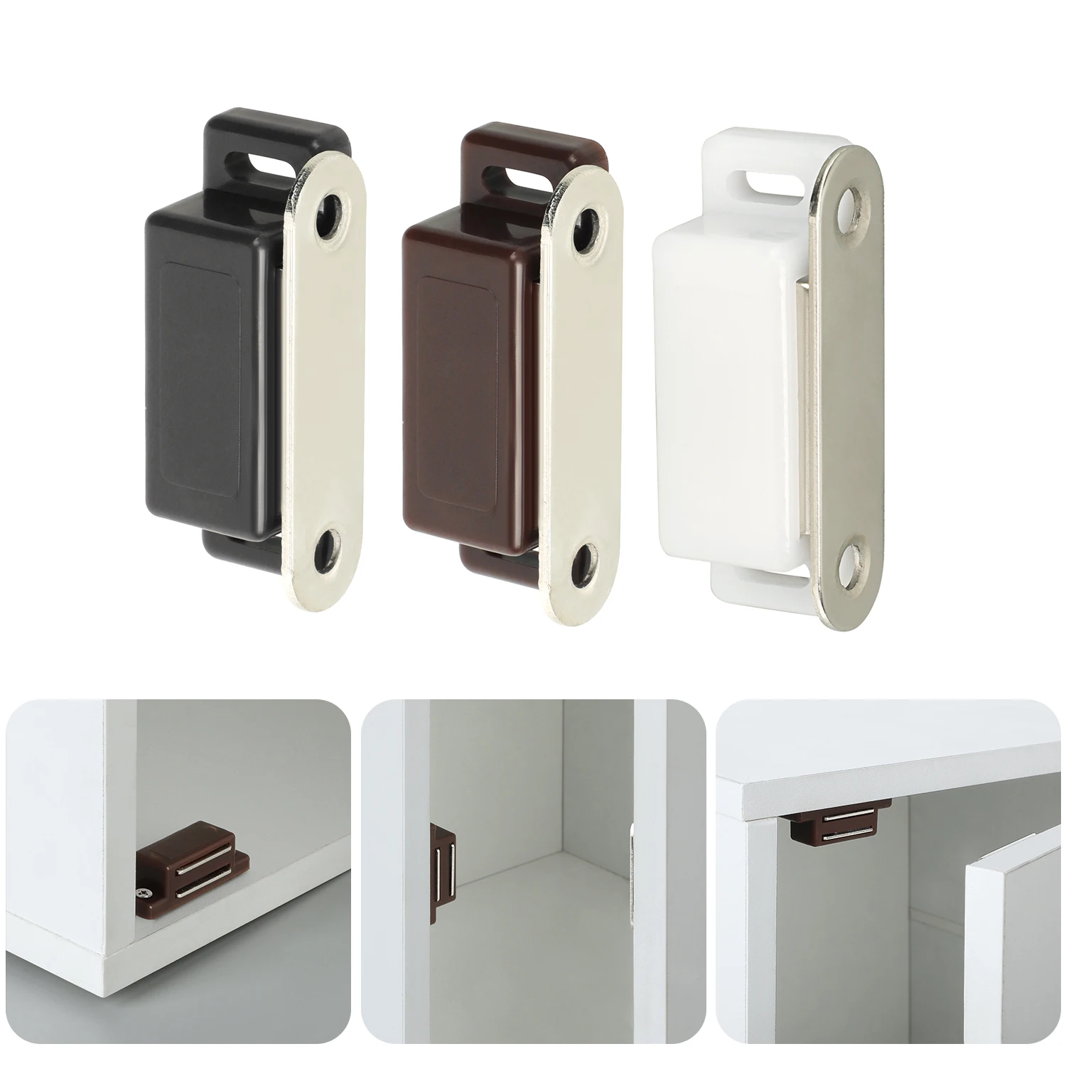 Strong Magnetic Cabinet Catches 20PCS For Closet Cupboard Furniture Hardware magnetic cabinet catches door closer door catches cabinet door stop door stops