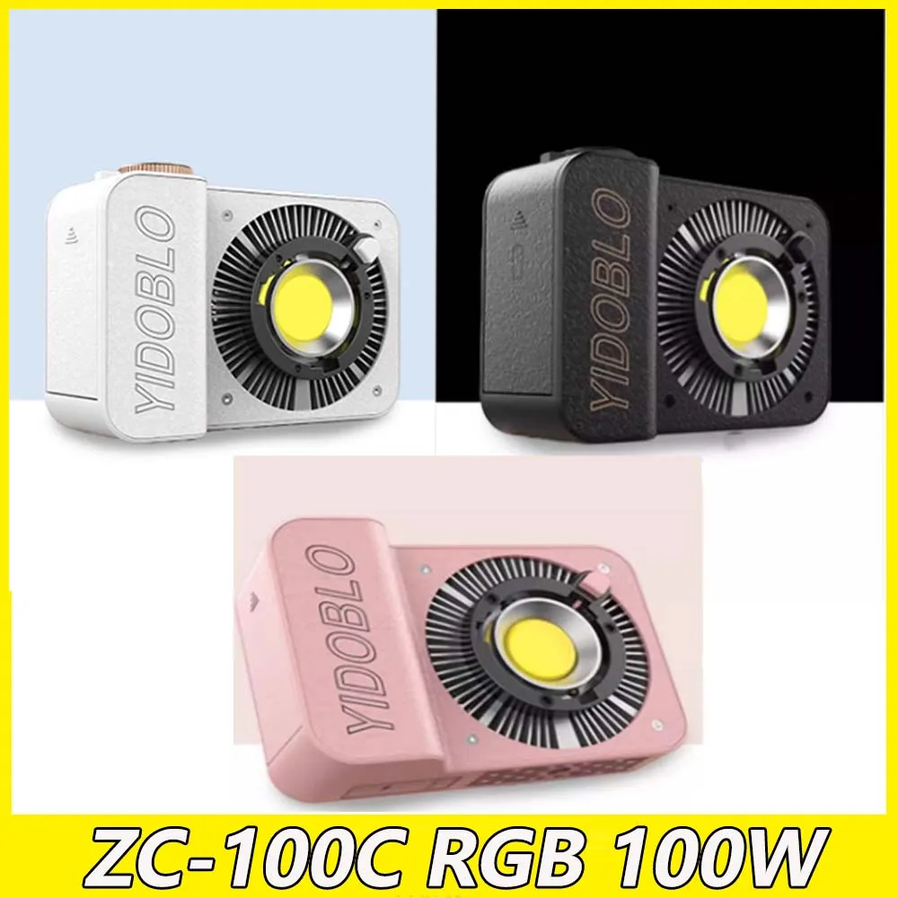 Slim LED Videolicht 100W Verstellbar 2700-7500K Bluetooth App Steuerung für Live
