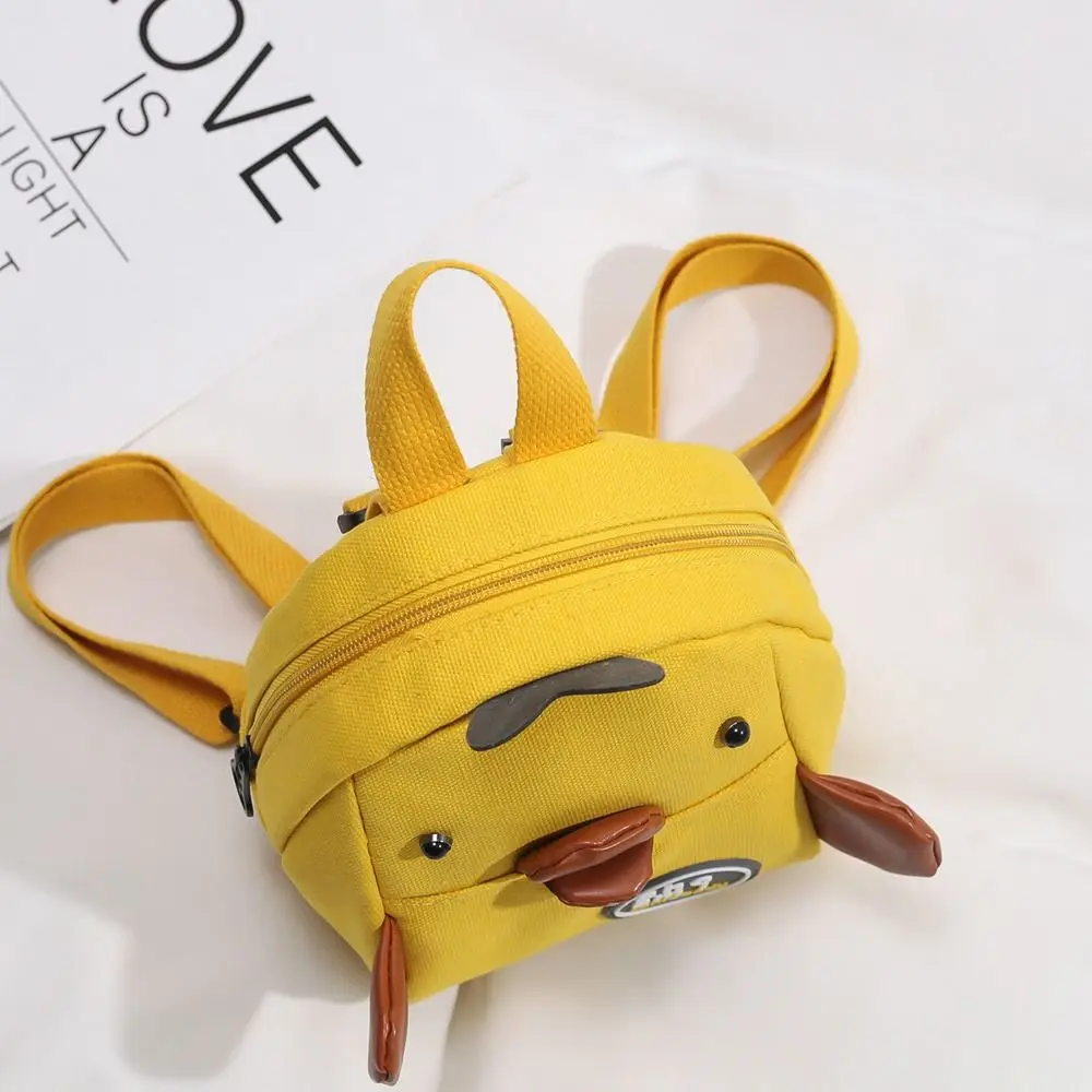 Creative Cartoon Duck Toddler Backpack Large Capacity Cute Children's School Bag Nylon Lightweight Cartoon Shoulder Bag Pack 3