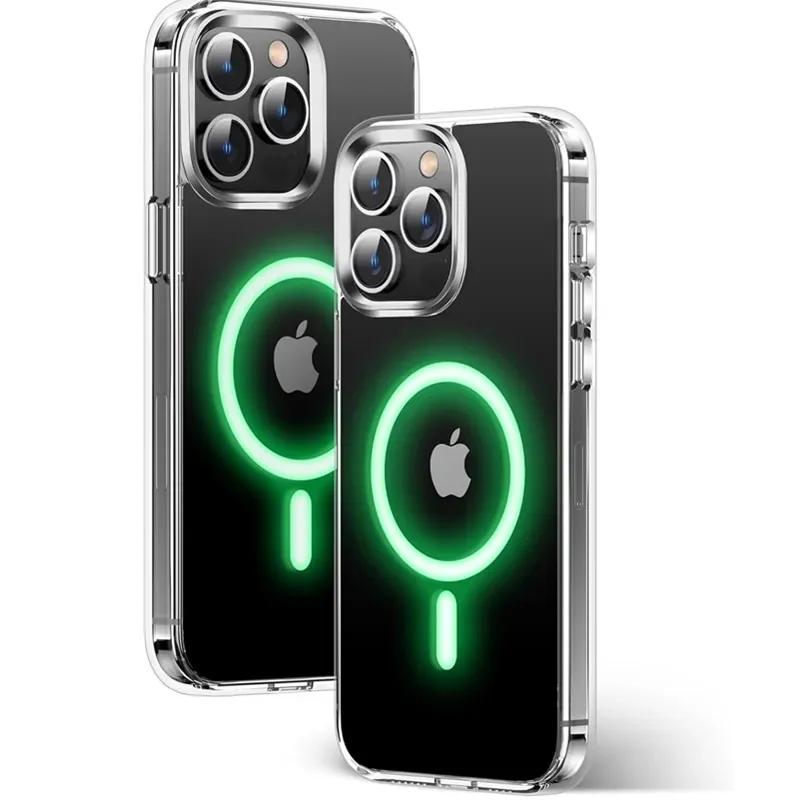 Luminous Matte Magnetic Hard Case with Magsafe Compatibility