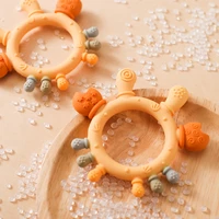 Baby Silicone Teethers Cartoon Crab Toy Newborn BPA Free Food Grade Animal Teether Infant Tactile Training Toys Kid Teething Toy 1