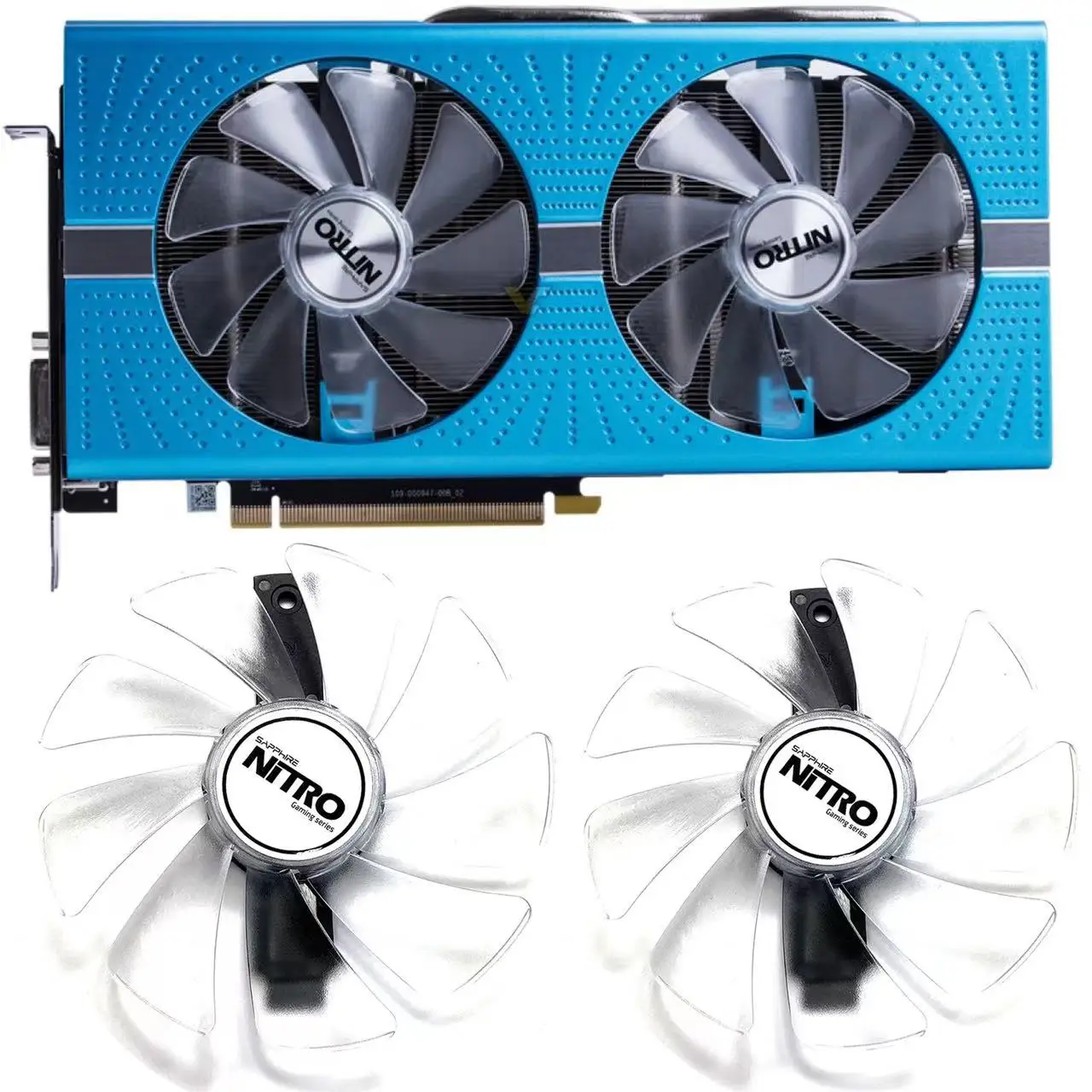 Ventilador de Computação Gráfica 95 mm Cf1015h12d Ventilador Gpu para Sapphire Nitro Rx590 Rx580 8g Rx480 8g Rx570 4g rx 470 Gddr5 Novo