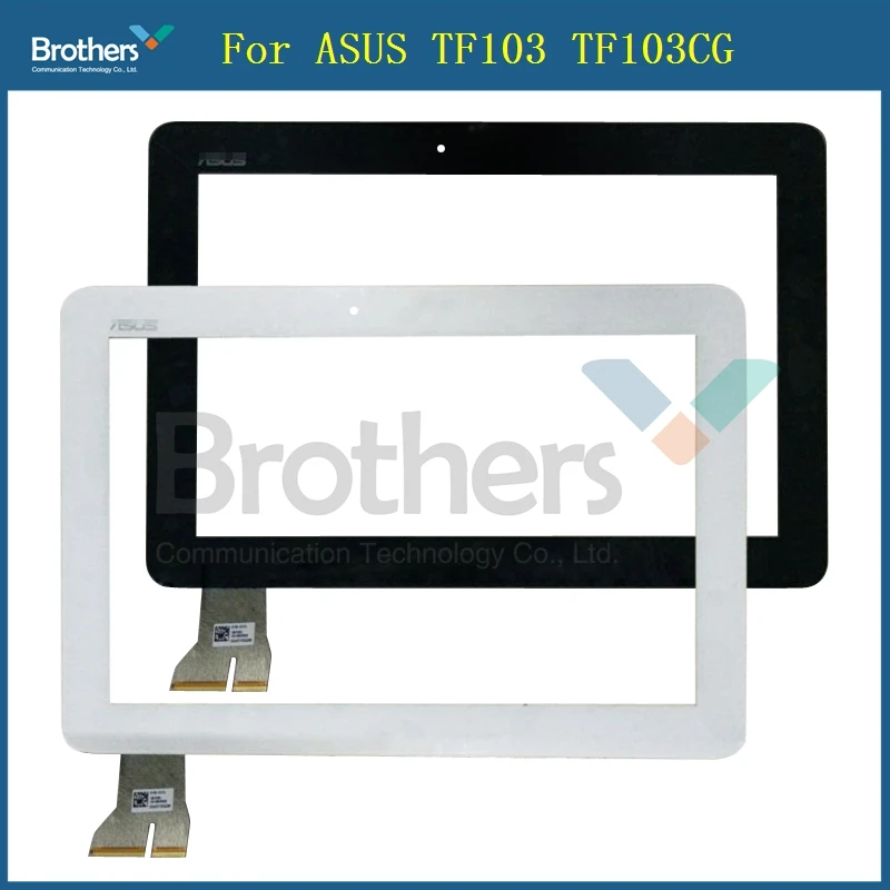 

10,1 дюймовая сенсорная панель для планшета ASUS TF103 TF103C TF103CG ЖК-дисплей с сенсорным экраном дигитайзер Переднее стекло с гибким кабелем в сборе