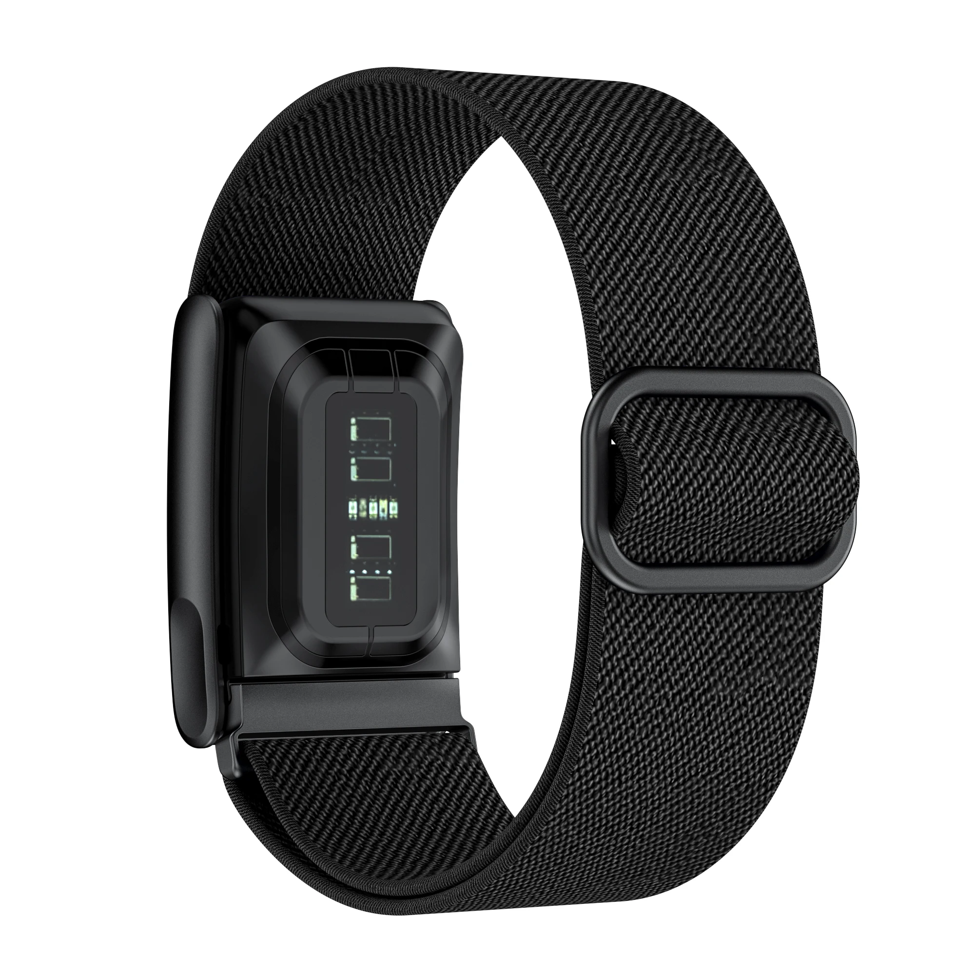Nylon Braided Strap with Metal Case - Breathable Elastic Sports Bracelet - Adjustable Wristband 2026