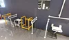 Caremaster Folding Wall Stool Bathroom Shower Stool Aisle Chair Wall Mounted Elderly/Disabled Anti-Slip Shower Chair Stainle 4