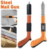 Steel Nail Gun Silencing Wall Fastener Manual Air Nailer Adjustable Anchor Wire Slotting Device Metalworking Rivet Gun Tools 1