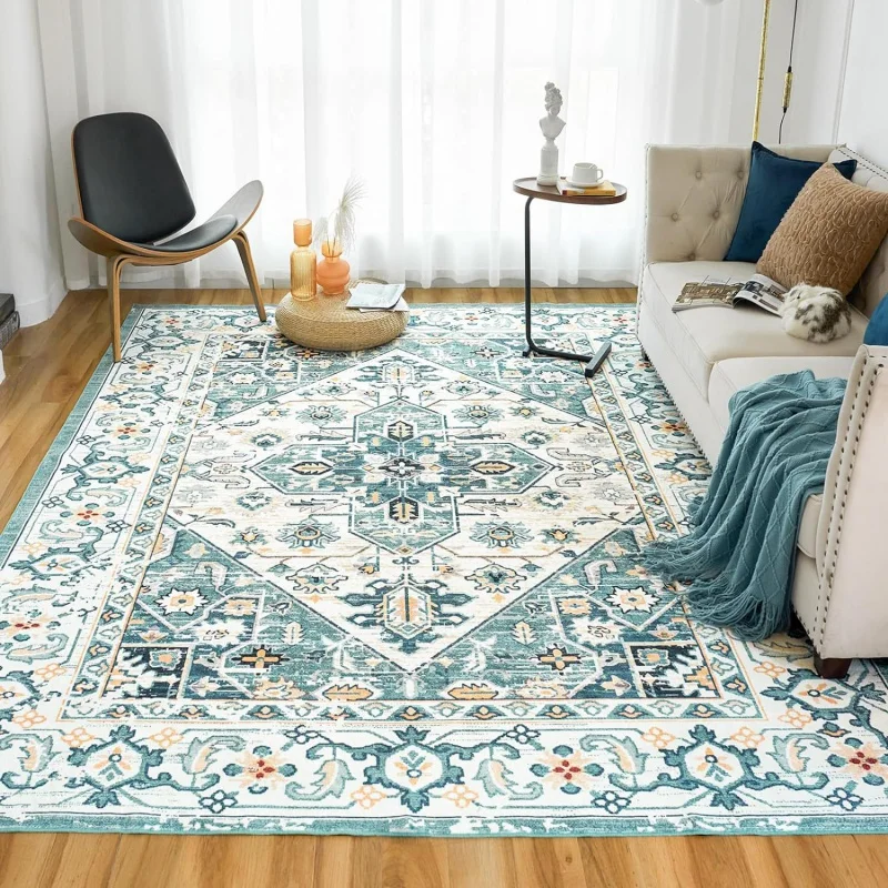 Non-slip Dirty-resistant Sofa Mat Easy to Clean American Persian Living Room Carpet