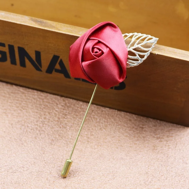 Boutonnières pour hommes pour mariage marié Corsage Roses fleur