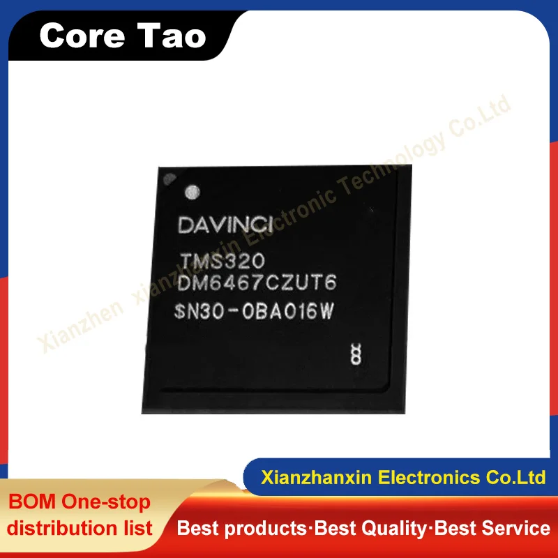 

1pcs/lot TMS320DM6467CZUT6 BGA ic chips in stock TMS320DM6467CCUT6