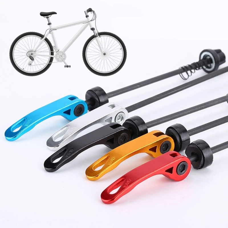 

2 Pcs High-Strength Bicycles Wheel Axles Set Bike Quick Release Axles Skewers Lever Mountain Road Bike Wheel Hub Skewers