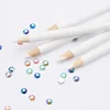 20/5Pcs Rhinestone Picker Dotting Pencil White Wax Pen for Picking Up Stones Crystal Bead Applicator Nail Art Decoration Tools 3