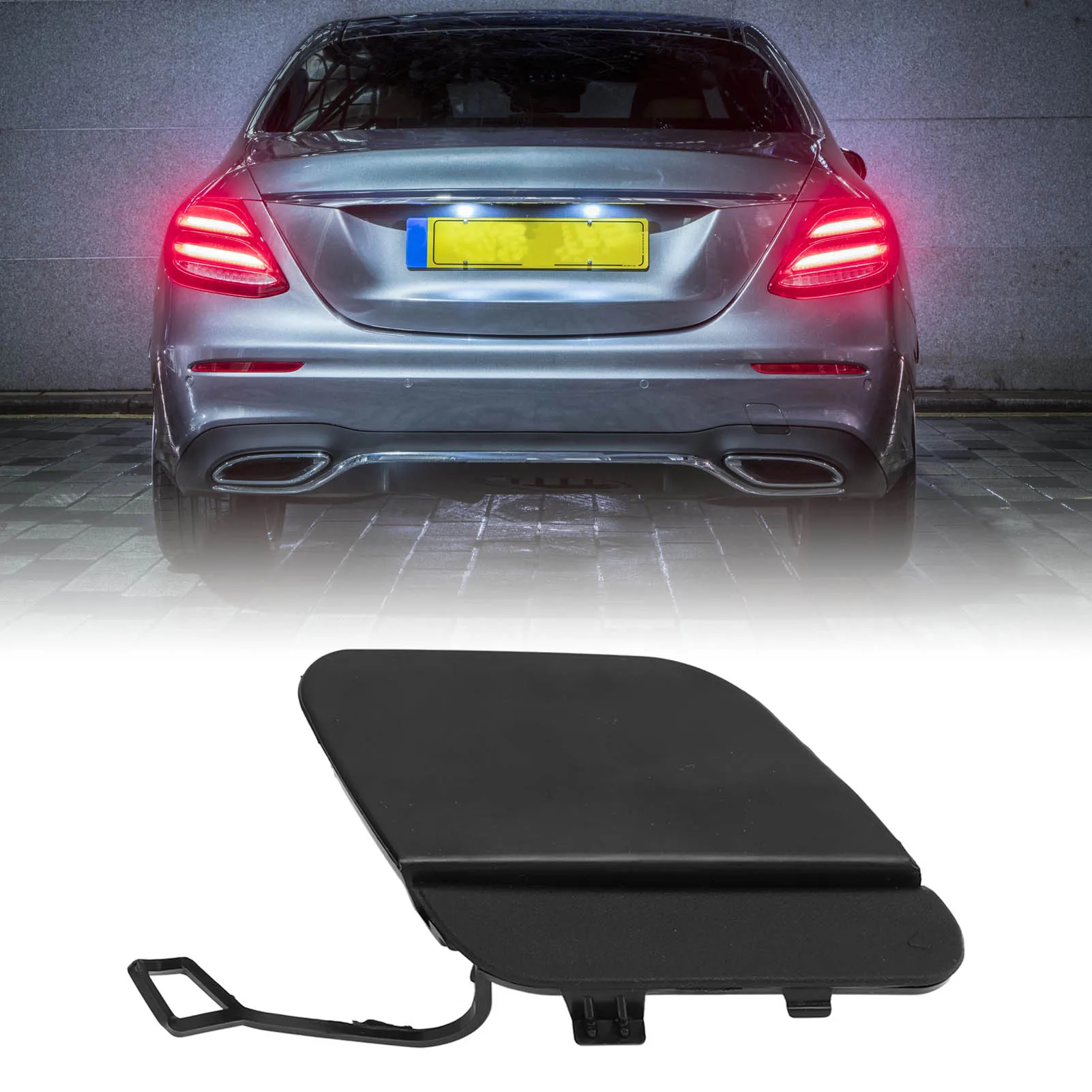 Car rear bumper hook cover Car Rear Bumper Tow Hook Eye Cap Towing Hook Cover 138853701 High Strength for Mercedes-Benz E-Class W213 AMG Line 2011-2014